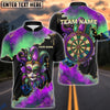 BlueJose Darts Mardi Gras Mask Personalized Name Shirt