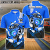BlueJose Bowling And Pins Tiger Bowl Customized Name 3D Shirt (4 Colors)