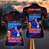 BlueJose Bowling Drinking Team Funny Beer Bowling Humor Neon Personalized Name, Team Name 3D Shirt