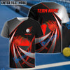 BlueJose Pickleball Fire Tornando Personalized Name, Team Name Unisex Shirt (4 Colors)