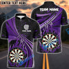 BlueJose Darts Animated Flame Personalized Name, Team Name 3D Shirt (4 Colors)