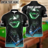 BlueJose Billiards Ball 8 Shark Reaper Personalized Name & Team Name Shirt (4 Colors)