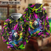 BlueJose Billiards Ball 8 Graffiti Splash Paint Personalized Name, Team Name Shirt