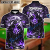BlueJose Billiards Ball 8 Dark Ember Reaper Personalized Name Shirt (4 Colors)