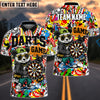 BlueJose Darts Cool Panda Personalized Name, Team Name Shirt