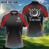 BlueJose Golf Premium Basic Customized Name, Team Name 3D Shirts (4 Colors)