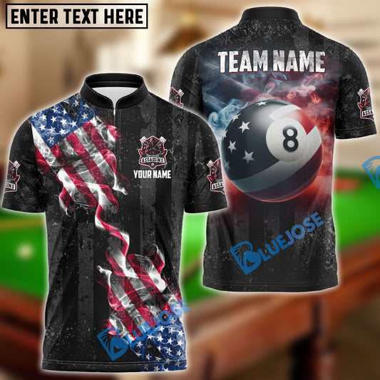 BlueJose Billiards Custom Shirt For Fausto Cabrera