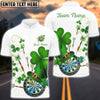BlueJose Darts 4 Leaf Clover Personalized Shirt