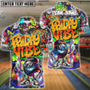 BlueJose Bowling And Pins Friday Vibe Graffiti Street Style Customized Name, Team Name 3D Shirt (4 Colors)