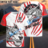 BlueJose Darts Savage Wolf & Claw Marks Customized Name, Team Name 3D Shirt (4 Colors)