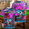 BlueJose Billiards 8 Ball Shark Graffiti Shut Up And Shoot Personalized Name, Team Name Unisex Shirt (4 Colors)