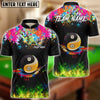 BlueJose Billiards 8 Ball & 9 Ball Yinyang Cue Paint Splash Personalized Shirt