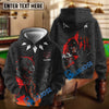 BlueJose Billiards Ball 8 Black Panther Personalized 3D Hoodie (6 Colors)