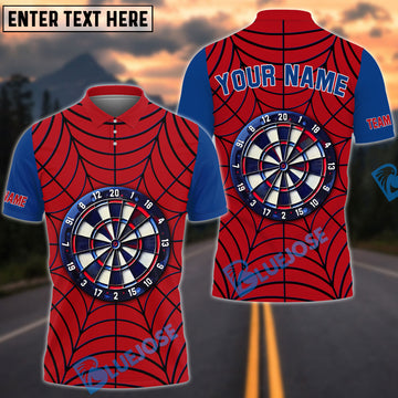 BlueJose Spider Darts Personalized Name, Team Name 3D Shirt