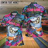 BlueJose Bowling Funny Shark Graffiti Personalized Shirt