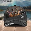 BlueJose Hunting Deer Black Metal 2 Multicolor Personalized Cap