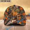 BlueJose Premium Cross And Deer Multicolor 3D Personalized Cap