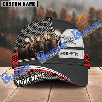 BlueJose Ultimate Wild Moose Hunting Personalized Cap