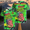 BlueJose Darts Grumpy Pig Throw Darts Not Farts Multicolor Options Personalized Name Shirt (6 Colors)