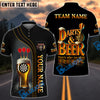 BlueJose Darts & Beer That's Why I'm Here Personalized Name Shirt