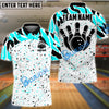 BlueJose Bowling And Pins Retro Customized Name, Team Name 3D Shirt (4 Colors)
