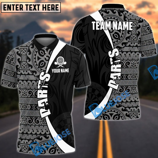 BlueJose Maori Darts Personalized Shirt for Darts Lover (6 Colors)