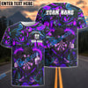 BlueJose Darts Flaming Dartboard Attitude Graffiti Pattern Personalized Shirt (4 Colors)