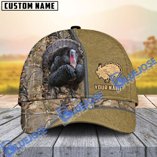 BlueJose Turkey Hunting Classic Pattern Personalized Cap