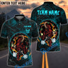 BlueJose Darts Fire Red Bull Personalized Name, Team Name Shirt (4 Colors)