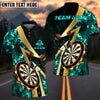 BlueJose Darts Smoke Flame Personalized Name, Team Name Shirt (6 Colors)