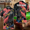 BlueJose Billiards Ball 8 Paint Color Style Personalized Name Shirt (4 Colors)