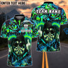 BlueJose Darts Flaming Dartboard Attitude Graffiti Pattern Personalized Shirt (4 Colors)
