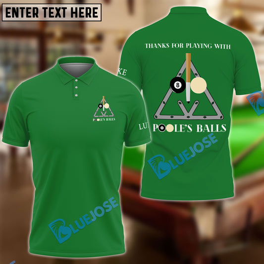 BlueJose Billiards Custom Shirt For Luke Unrau