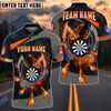 BlueJose Darts Wings Of Flame Personalized Name, Team Name Shirt (4 Colors)