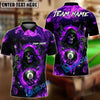 BlueJose Billiards 8-Ball Shadow Reaper Customized Name, Team Name 3D Shirt (4 Colors)