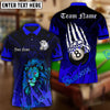 BlueJose Billiards Ball 8 Lion Wings Claws Personalized Name Shirt (6 Colors)