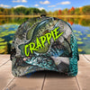 BlueJose Personalized Crappie On Skin Fishing Cap