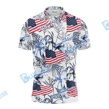 BlueJose Jungle Flag Patriotic Shirt