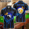 BlueJose Billiards King 8-Ball & 9-Ball Personalized Name Shirt