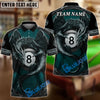 BlueJose Billiards Ball 8 Dragon Owner Personalized Name & Team Name Shirt (4 Colors)