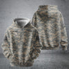 BlueJose Premium Personalized US Veteran Zip Hoodie