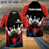 BlueJose Bowling and Pins Crown Personalized Name, Team Name 3D Shirt (5 Colors)