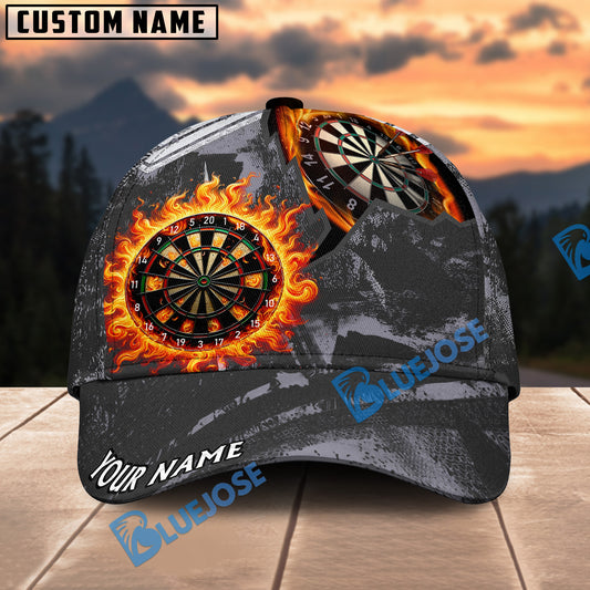 BlueJose Darts Wall Of Flame War Personalized Name Cap (5 Colors)