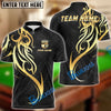 BlueJose Billiards 8 Ball Golden Tribal Crown Personalized Name, Team Name Unisex Shirt (4 Colors)