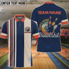 BlueJose Bowling And Pins That's Some Bowlshit Customized Name 3D Shirt (4 Colors)
