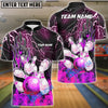 BlueJose Bowling And Pins Electro And Pyro Customized Name 3D Shirt (6 Colors)