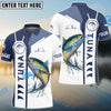Bluejose Personalized Tuna Fishing 3D Hoodie