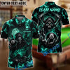 BlueJose Billiards 8 Ball Haunted Grim Reaper Personalized Name Shirt (6 Colors)