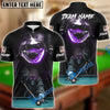 BlueJose Billiards Ball 8 Shark Reaper Personalized Name & Team Name Shirt (4 Colors)