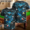 BlueJose Billiards Viking Thunder Personalized Name Shirt (5 Colors)